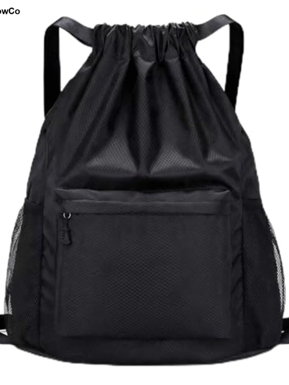 Waterproof Oxford Drawstring Backpack Multi-Pocket Cinch Gym Travel Bag